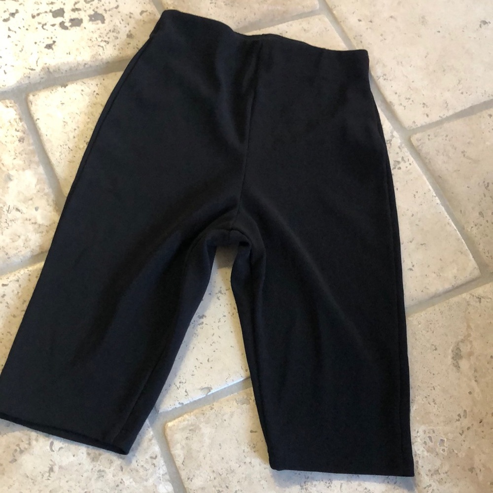 Zara ribbed biker shorts